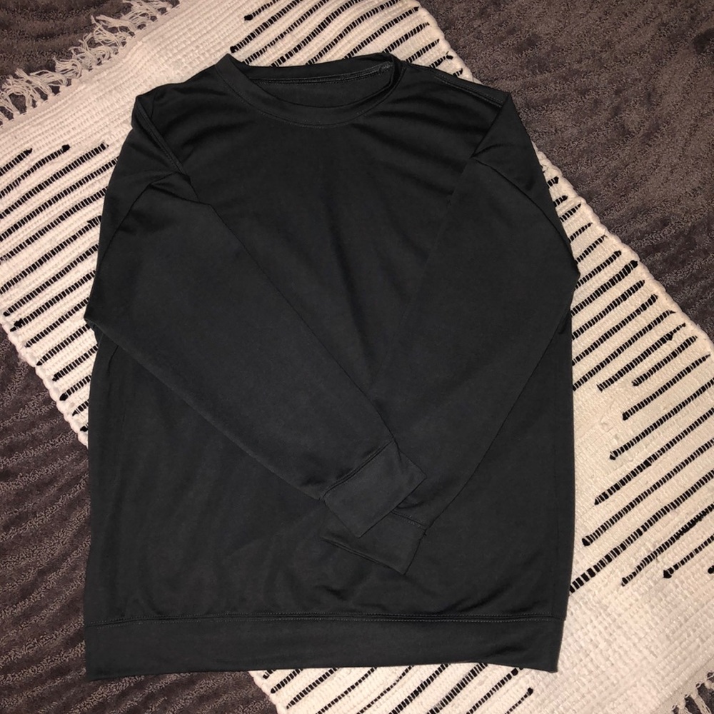 slightly oversized crew neck